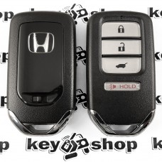 Оригинальный смарт ключ Honda CR-V (2015-2016гг)​​​​​​​ (Хонда) 3 + 1 кнопки, чип ID47 (Hitag 3), ACJ932HK121OA, 315Mhz