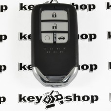 Оригинальный смарт ключ Honda (Хонда) 4 кнопки чип id47, HITAG 3, 433MHz 