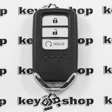 Оригинальный смарт ключ Honda (Хонда) 3 кнопки чип id47, HITAG 3, 433MHz 