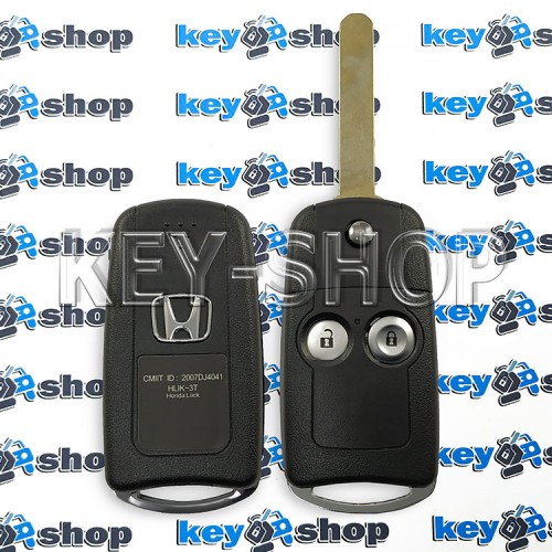 Выкидной ключ Honda (Хонда), (корпус) с блочком 2 кнопки, лезвие HON66