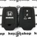    Чехол (черный, силиконовый) для смарт ключа Honda (Хонда) 4 кнопки