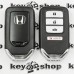 Корпус смарт ключа Honda (Хонда), 3 + 1 кнопки 