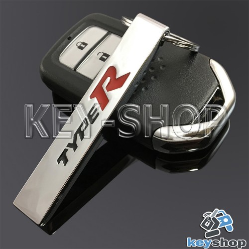 Металлический брелок для авто ключей Honda Type-R (Хонда)