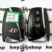 Оригинальный cмарт ключ для HYUNDAI SANTA FE 2015 - 2018 года (Хундай Санта Фе) 3 + 1 кнопки, чип id46 (PCF 7952) 433 MHZ