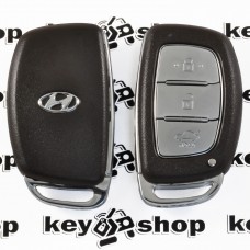Смарт ключ для HYUNDAI Elantra-Verna (Хундай Элантра-Верна) 3 кнопки, id46 (PCF7952), 433 MHZ