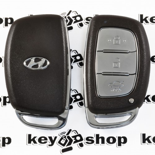 Смарт ключ для HYUNDAI Elantra-Verna (Хундай Элантра-Верна) 3 кнопки, id46 (PCF7952), 433 MHZ