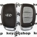 Смарт ключ для HYUNDAI Elantra-Verna (Хундай Элантра-Верна) 3 кнопки, id46 (PCF7952), 433 MHZ
