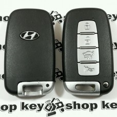 Оригинальный смарт ключ для HYUNDAI Elantra, Sonata, Grandeur (Хундай Елантра, Соната, Грандер) 4 кнопки, с чипом id46, PCF 7952, 315MHz