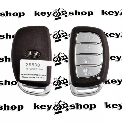    Оригинальный смарт ключ Hyundai IX35 (Хундай), 4-кнопки, чип ID46 (PCF7945), 433 MHz