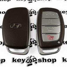   Оригинальный смарт ключ Hyundai Sonata (Хундай Соната), с 2015 по 2017, 3 + 1 кнопки, H - чип, 433 MHz