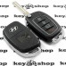 Выкидной ключ Hyundai Tucson (Хундай Туксон), 2016 - 2019, (TQ8-RKE-4F25), 3 + 1 кнопка, 315 MHz