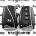 Корпус смарт ключа Hyundai (Хундай) 3 + 1 кнопка
