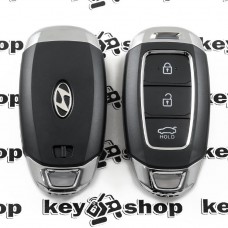 Корпус смарт ключа для Hyundai (Хундай), 3 кнопки (с лезвием)