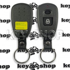 Корпус пульта для Hyundai Santa Fe, Elantra, Terracan, Trajet, Matrix (Хундай Санта Фе, Элантра, Терракан, Траджет, Матрикс ) 2 кнопки с креплением под батарею