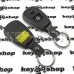 Корпус пульта для Hyundai Santa Fe, Elantra, Terracan, Trajet, Matrix (Хундай Санта Фе, Элантра, Терракан, Траджет, Матрикс ) 2 кнопки с креплением под батарею