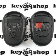 Корпус пульта для Hyundai Coupe (Хундай Купе) 2 кнопки + 1 кнопка
