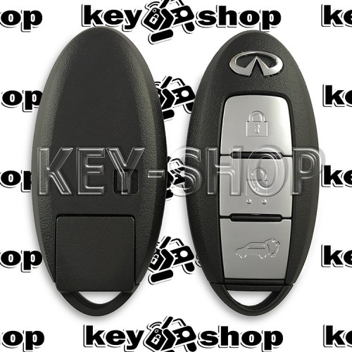 Смарт ключ Infiniti (Инфинити) 3 кнопки, FX30, QX70, ID47 (HITAG 3) 433 MHz