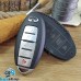 Чехол на смарт ключ Infiniti (Инфинити), Q50,60, QX50,60,80, JX35, 4+1 кнопка, натуральная кожа, черный