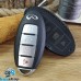 Чехол на смарт ключ Infiniti (Инфинити), M35, 37, 45, G25, 35, 37, Q40, 60, (3+1 кнопка), натуральная кожа, черный