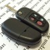 Оригинальный выкидной ключ для Jaguar (Ягуар) 4 кнопки, с чипом 4D60, 433Mhz