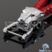 Плетеный кожаный (красный) брелок для авто ключей Jaguar (Ягуар) с карабином