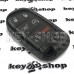 Чехол (силиконовый, под карбон) для смарт ключа Jeep, Dodge, Chrysler (Джип, Додж, Крайслер)