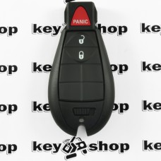 Смарт ключ Jeep Cherokee (Джип Чероки) с 2012-2019 год, 2 + 1 кнопки, чип 4A (PCF7953), 433 MHz 