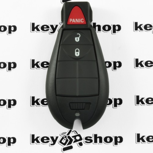 Смарт ключ Jeep Cherokee (Джип Чероки) с 2012-2019 год, 2 + 1 кнопки, чип 4A (PCF7953), 433 MHz 