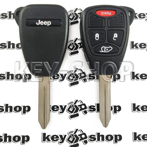 Корпус автоключа для Jeep (Джип) 3 кнопки + 1 (panic)