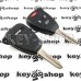 Корпус автоключа для Jeep (Джип) 3 кнопки + 1 (panic)
