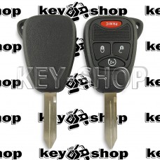 Ключ Jeep Compass, Wrangler (Джип Компас, Вранглер) 2007-2018, 3 + 1 кнопки (кнопка автозапуска работает, проверено), чип ID46 (PCF7941) (OHT692427AA), 315 MHz
