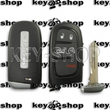 Cмарт ключ для Jeep Cherokee (Джип Чероки) 4 + 1 кнопки, чип 4A (PCF7953), 433 MHz
