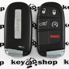   Оригинальный смарт ключ для Jeep Grand Cherokee (Джип Гранд Чероки) 4 + 1 кнопки, чип ID46 (HITAG2) (PCF 7945 / 7953), 433 MHz