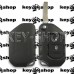 Cмарт ключ Jeep Wrangler (Джип Вранглер) 2 кнопки, HITAG AES, ID4A, 433 MHz   