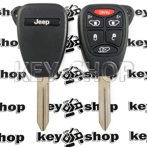 Корпус для автоключа Jeep (Джип) 5+1 кнопки 