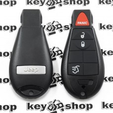 Корпус смарт ключа для Jeep (Джип) 3 + 1 кнопки