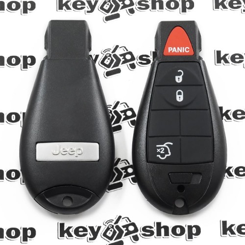 Корпус смарт ключа для Jeep (Джип) 3 + 1 кнопки