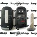   Корпус смарт ключа для Jeep (Джип) 4 + 1 кнопки, с логотипом, с лезвием Y160