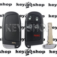  Корпус смарт ключа для Jeep (Джип) 4 + 1 кнопки, с лезвием SIP 22