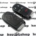  Корпус смарт ключа для Jeep (Джип) 4 + 1 кнопки, с лезвием SIP 22