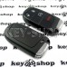 Корпус смарт ключа для Jeep (Джип) 3 + 1 кнопки, с лезвием SIP 22