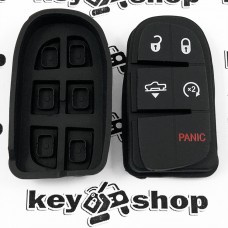 Кнопки для смарт ключа Jeep (Джип) 4 кнопки + 1 (panic)