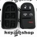 Кнопки для смарт ключа Jeep (Джип) 4 кнопки + 1 (panic)