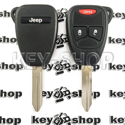 Корпус автоключа для Jeep (Джип) 2 кнопки +1 (panic)