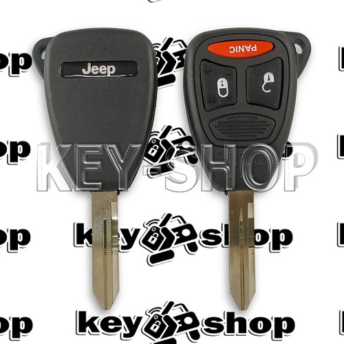 Корпус для автоключа Jeep (Джип) 2+1 кнопки (тип 2)