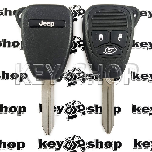 Корпус автоключа для Jeep (Джип) 3 кнопки