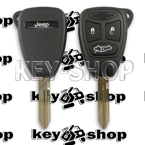 Корпус автоключа для Jeep( Джип) 3 кнопки (тип 2)