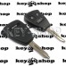 Корпус автоключа для Jeep( Джип) 3 кнопки (тип 2)