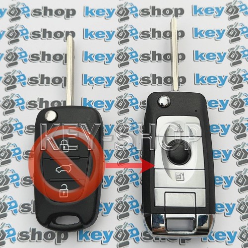 Корпус автоключа KIA Sportage (КИА) 3 кнопки (под переделку)