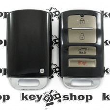 Корпус смарт ключа для KIA (Киа) 3 + 1 кнопки (с лезвием)